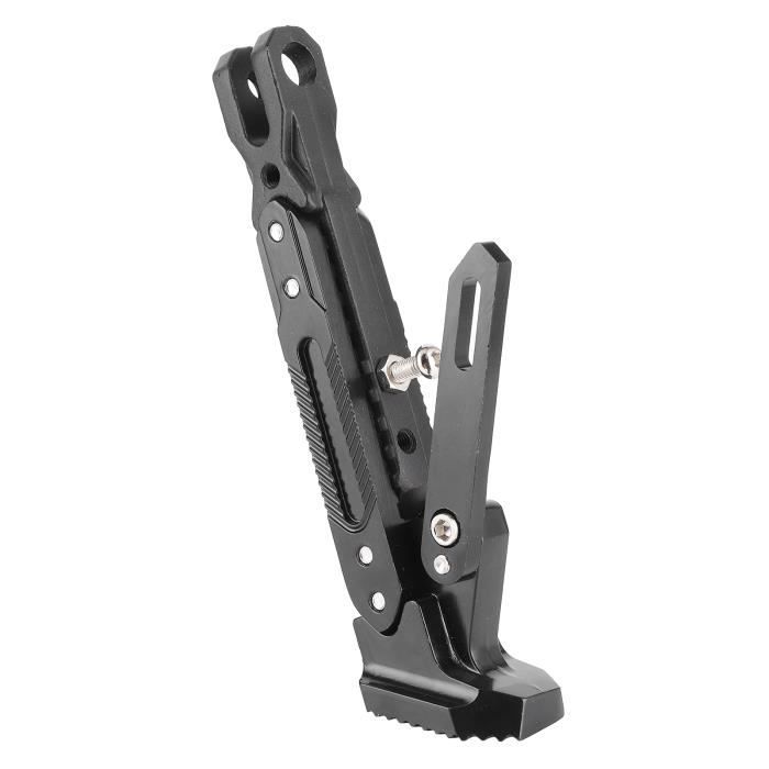 Patins De Béquille Moto En Caoutchouc - Support Latéral Antidérapant, Compatible Avec De Nombreux Modèles, Noir