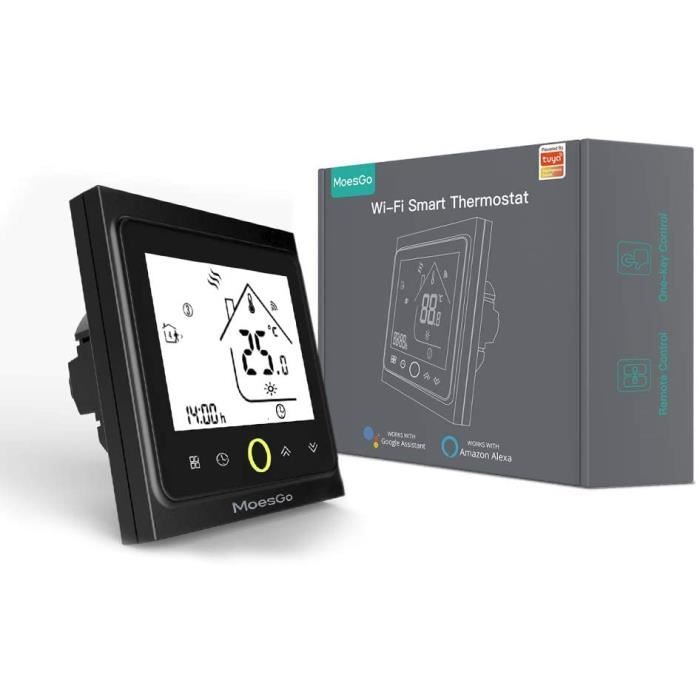 Thermostat intelligent et programmable avec fonction WiFi pour