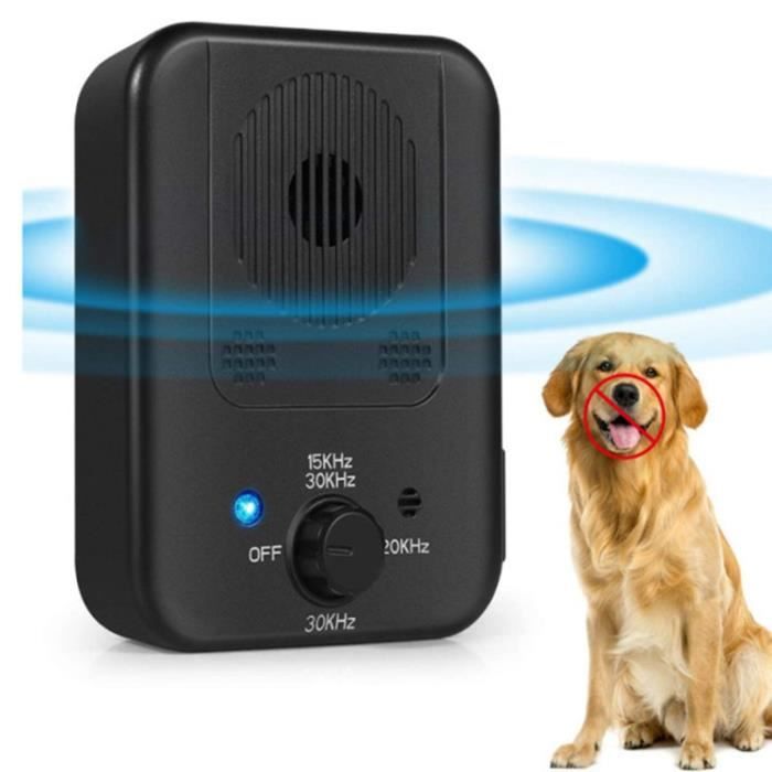 dispositif anti aboiement chien, ultrasons bouchon anti-aboiement pour chien à ultrasons portable anti-aboiement
