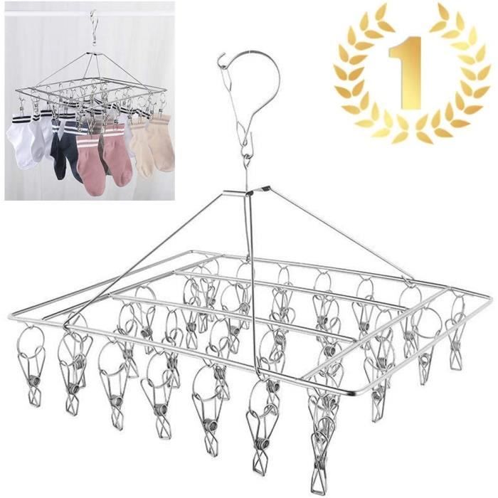 Crochets De Radiateur Réglables En Acier Inoxydable - Lot De 4, Pour étendre Linge Et Serviettes, Installation Facile Sans Outil - 4