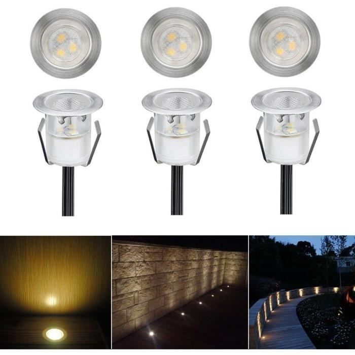 Kit Spot Encastré LED + Transformateur - Puissance 3W, Forme Ronde, Couleur Blanc, Classe énergétique A+