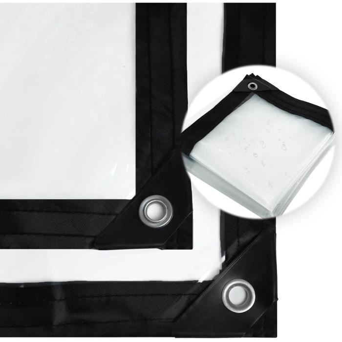 RAINDEWAY Bâches De 2,4 X 3 M, 5,5 Mm - Bâche Imperméable Multifonction