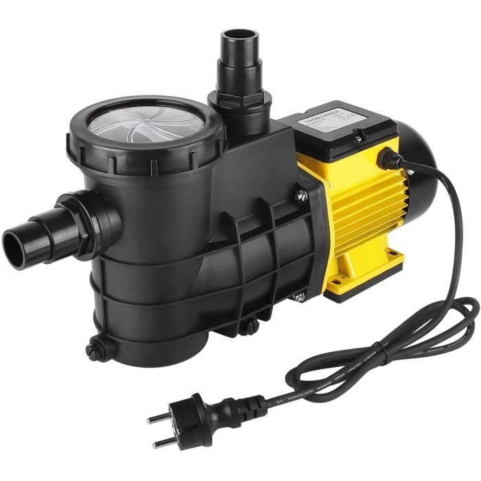 pompe filtration piscine 5000 l h circulation pompe a filtre 200w jaune cdiscount jardin