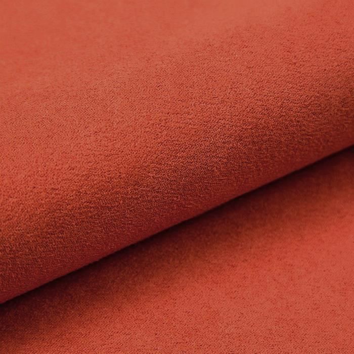 Tissu D'ameublement Suédine Au Mètre - Polyester, 145cm De Large, 215g/m², Résistant UV (Orange) - 6