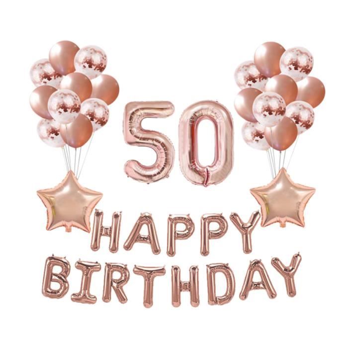 37 Pcs 50 Ans Joyeux Anniversaire Ballons Or Rose Ballons Decoratifs Set Naturel Latex En Aluminium Film Paillettes Ballons Pour La Achat Vente Ballon Decoratif Cdiscount 37 Pcs 50 Ans Joyeux Anniversaire Ballons Or Rose Ballons Decoratifs Set Naturel Latex En Aluminium Film Paillettes Ballons Pour La Achat Vente Ballon Decoratif Cdiscount