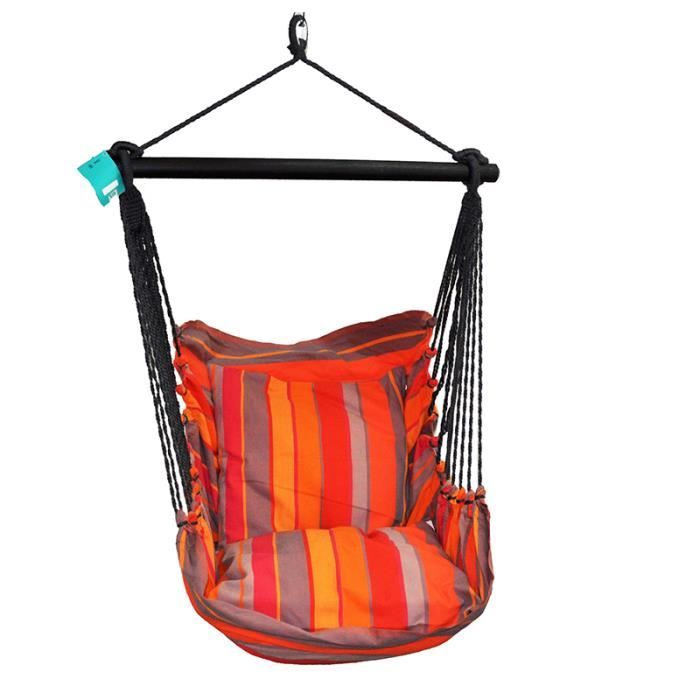 Fauteuil Suspendu Hamac Chaise Modele Adulte Sans Housses De Coussin Orange Achat Vente Hamac Hamac Chaise Nacelle Fa Cdiscount