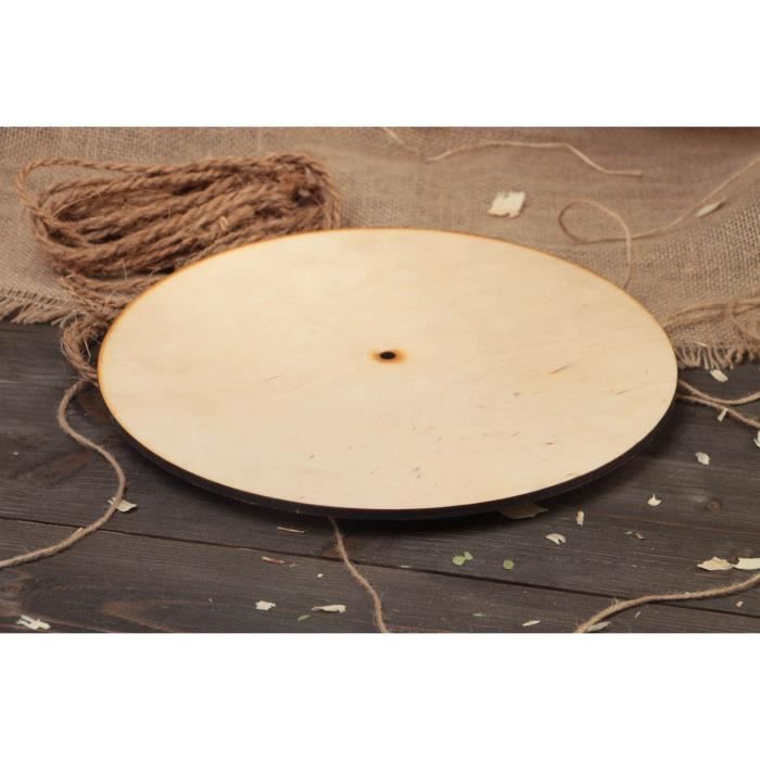 Horloge A Faire Soi Meme Ronde Murale Decoupee En Contreplaque Faite Main 331435333 Achat Vente Horloge Pendule Cdiscount