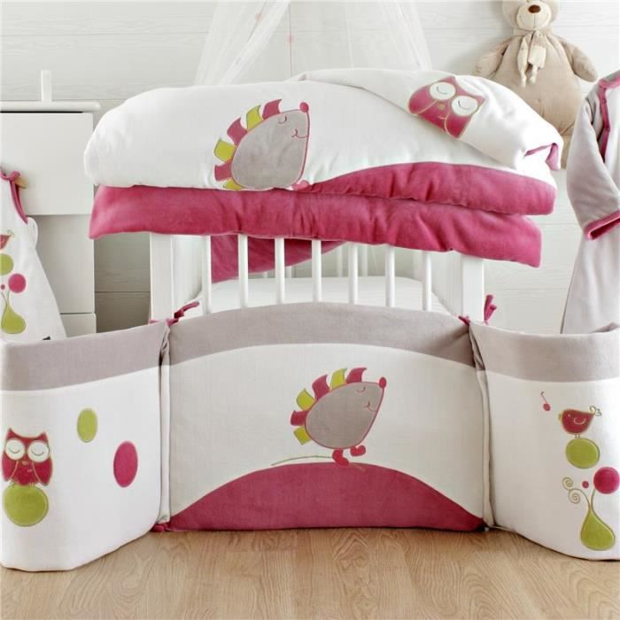 Trois Kilos Sept Tour De Lit En Velours Collection Petits Gazouillis Cdiscount Puericulture Eveil Bebe
