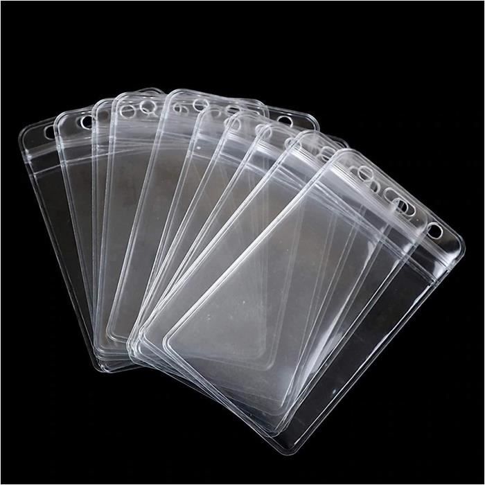 Porte-passeport Translucide étanche - Porte Cartes D'identité, Cartes Bancaires - Taille Standard 13,5x18,8 Cm