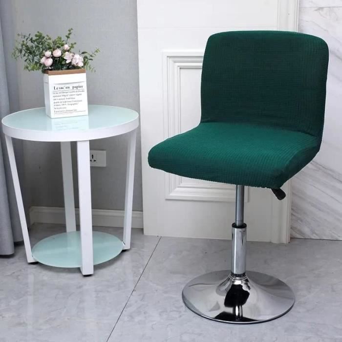 Housse/Couvre Tabouret de Bar Rond Simili Cuir 2/4/6 pièces Housse Tabouret Rond 30/35CM Extensible Elasticité Coussin de Tabouret Couvre Chaise Bar Housse de Siège Selle ( Color : Nero , Size