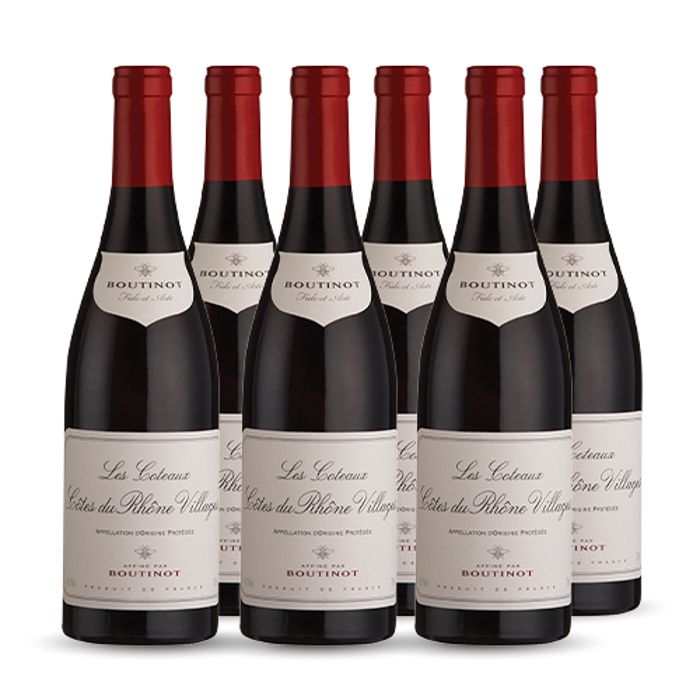 Maison Boutinot Les Coteaux Côtes du Rhône Villages Rouge 2020 6x75cl