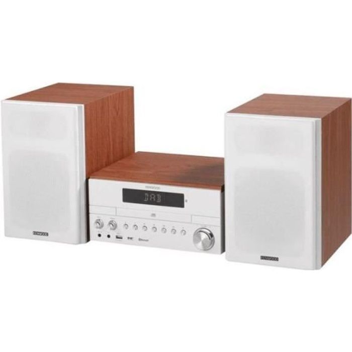 KENWOOD Chaîne HiFi Avec Lecteur CD USB Bluetooth 24 Marron Cdiscount TV Son Photo
