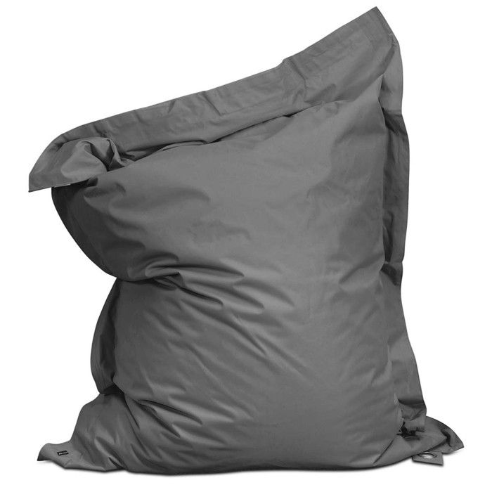 Housse Pouf Géant Housse De Pouf Géant Extérieur Intérieur Impermeable Gris Taille L - Sans Remplissage Pour Canapé Et Salon