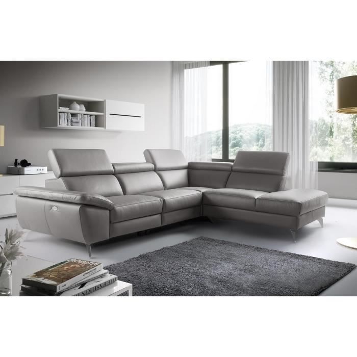 Canapé dangle relax en 100% tout cuir épais de luxe