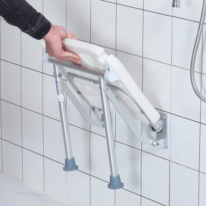 Siege Douche Personne Agee Siège De Douche Rabattable Mural Strapontin Chaise De Douche pour