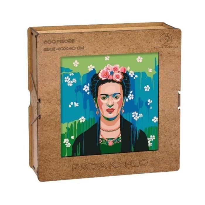 Puzzle en Bois Frida Kahlo 500 pièces - Active Puzzles - Formes Uniques -  Art
