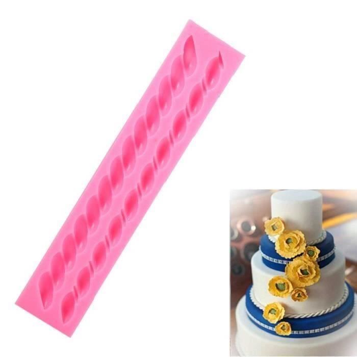 Moule En Silicone Corde Tressee Pour Fondant Gateau Pate A Sucre Chocolat Decoration Diy De Patisserie Litt1823 Cdiscount Maison