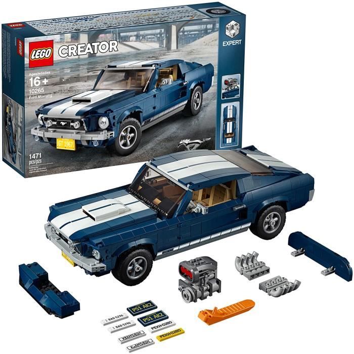 Jeux de construction LEGO Creator 10265 - 1967 Ford Mustang 390 GT 2+2 Fastback (1471 pièces) 52550