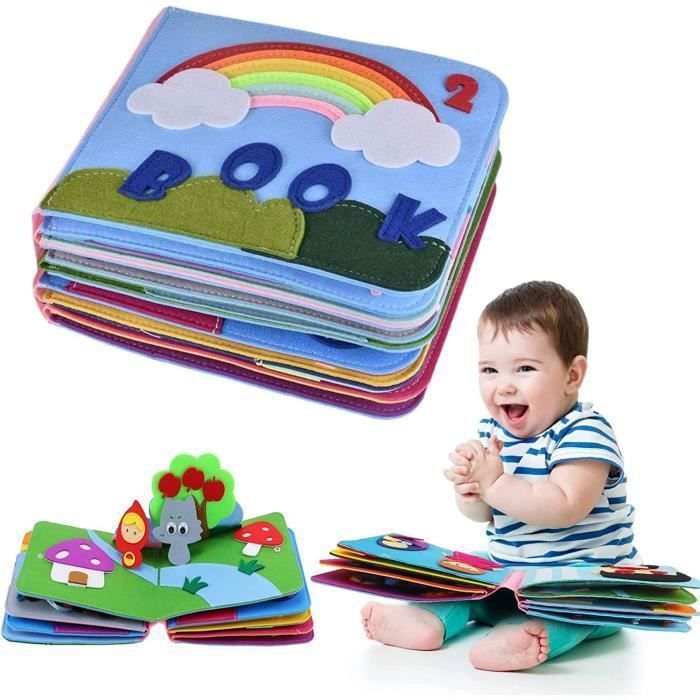 Avec Thème Océan, Livre D'occupations 3D En Feutre, Jouet