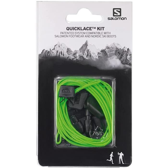 Salomon KIT LACETS RAPIDES Pour les chaussures avec la technologie 23 Cdiscount Chaussures