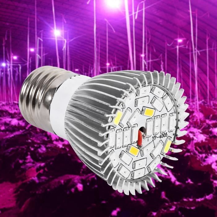LED Lampe d'ampoule spectre complet élèvent pour l'usine hydroponique d'intérieur de fleur E27 BOH
