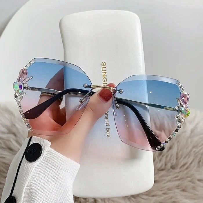 Lunettes bleues online lunettes roses