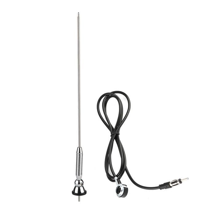 Fdit Antenne de signal de voiture Antenne d'autoradio en caoutchouc FM AM  remplacement d'antenne de mât pour Peugeot 205 206 306 - Cdiscount Auto