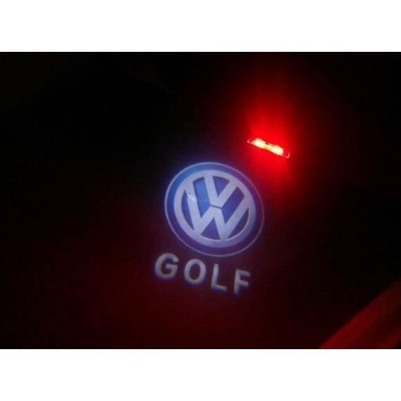 Kit 2 Projecteurs Logo Pour Portière Peugeot 307 CC (2003-2008) - Éclairage D'Accueil LED Au Sol - Logo Peugeot