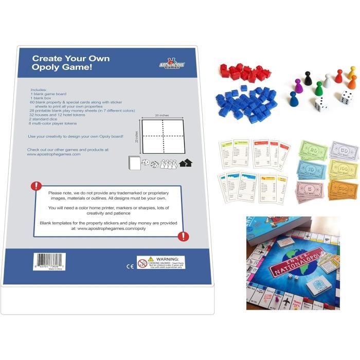 Adult Opoly - Jeux de Société pour Couples, Naughty Date Night Game