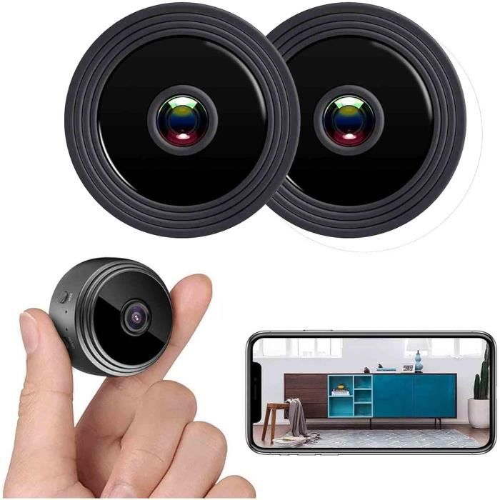 Mini Caméra Espion 1080P Sans WiFi - Détection De Mouvement - Fonctionne Avec Carte TF - Pour Intérieur/extérieur - Discrète
