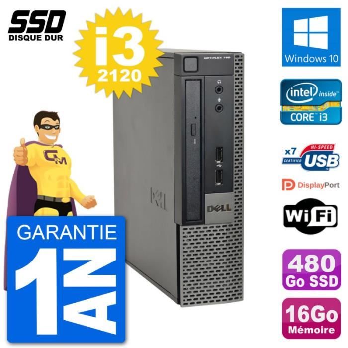 Ultra Mini PC Dell Optiplex 790 USFF i3-2120 RAM