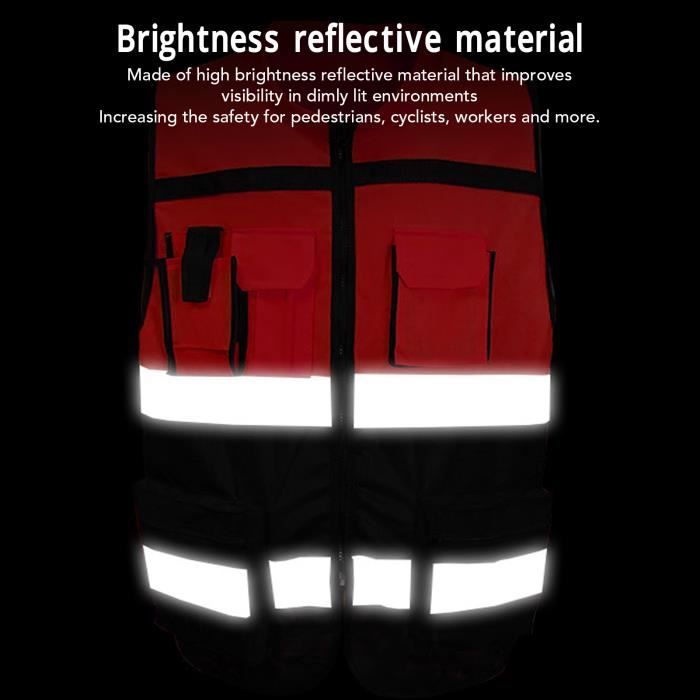 Generisch Gilet De Travail Professionnel Pour Homme Avec Poches, Fin, Léger, Respirant, Imperméable, Couleur Unie, Col Montant, Avec Fermeture éclair, A-02 Kaki, L