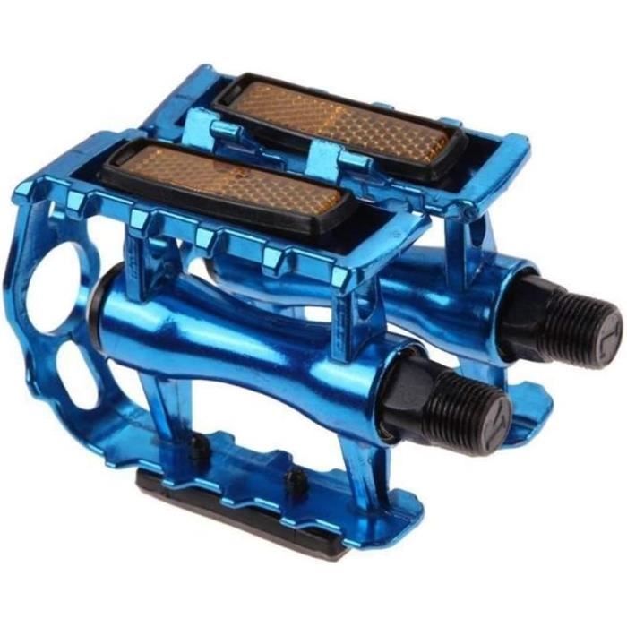 Pédales De Vélo VTT En Aluminium - Roulements étanches - Axe Acier - Paire Neuve