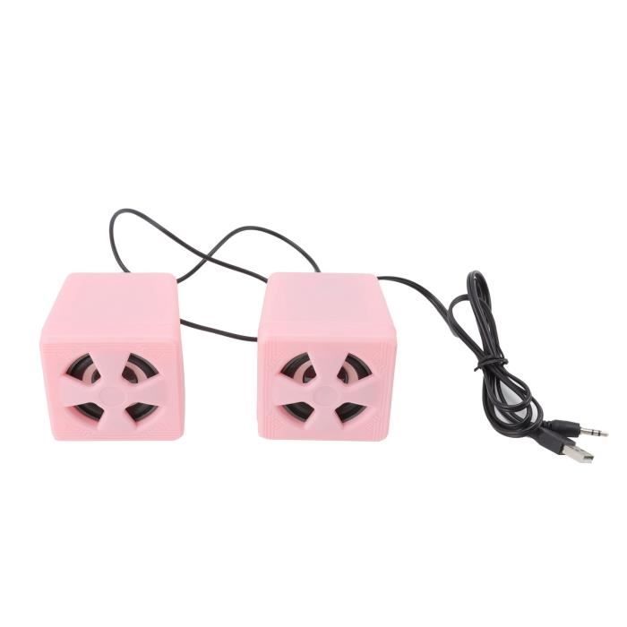 EJ.life Enceinte de bureau compacte USB stéréo réglable, son surround