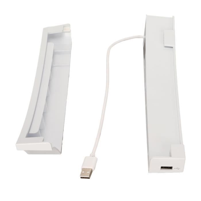 Fdit pour support horizontal PS5 Console de jeu support horizontal 4 ports USB support de base de conception minimaliste support