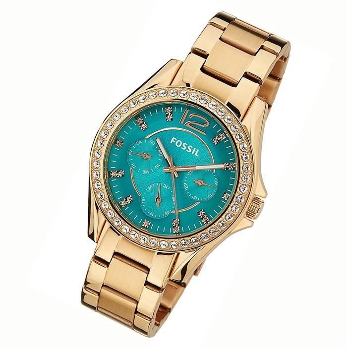 Fossil bracelet montre pour femmes analogique quartz acier de qualité  supérieure ES3385 - Cdiscount Bijouterie