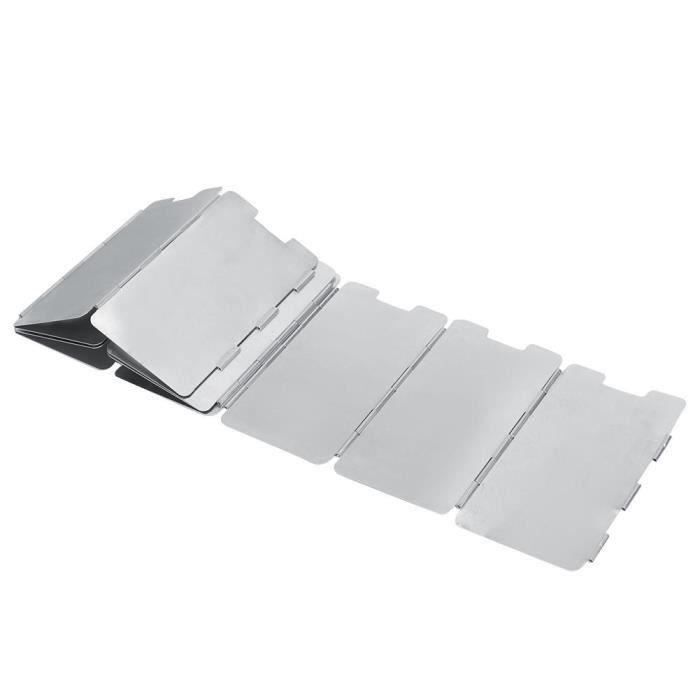 Pare-brise Pliable Pour Réchaud De Camping - 9 Plaques - Protection Chaleur