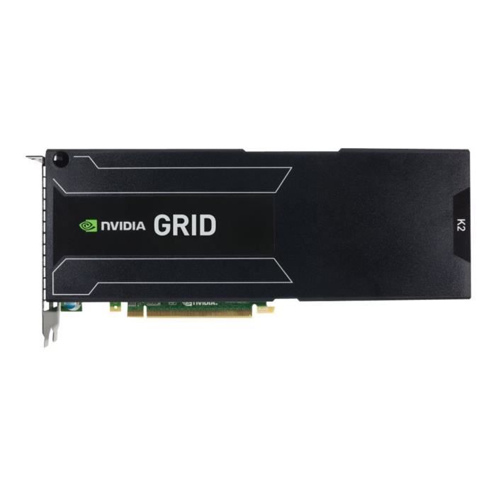 NVIDIA GRID K2 Carte graphique 2 GPUs GRID K2 8 Go GDDR5 PCIe 3.0 x16 san ventilateur