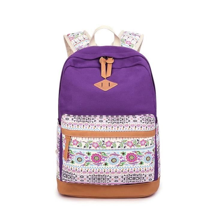 SAC A DOS VIOLET TECHNO REF: 5280