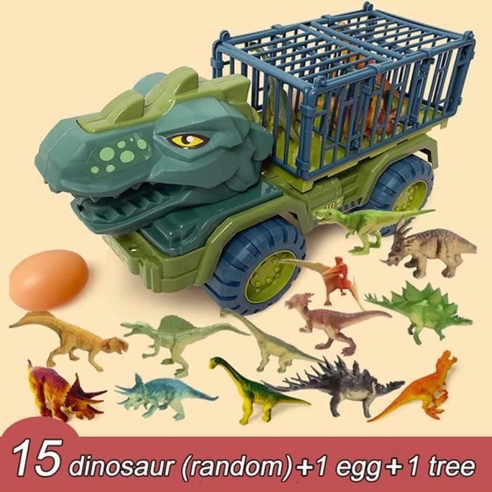 Dinosaures Jouet de Camion de Transporteur avec 15 pcs Mini Dinosaures  Animaux,Dinosaure éducatif Jouets Enfant 3 Ans 4 Ans 5 Ans - Cdiscount Jeux  - Jouets
