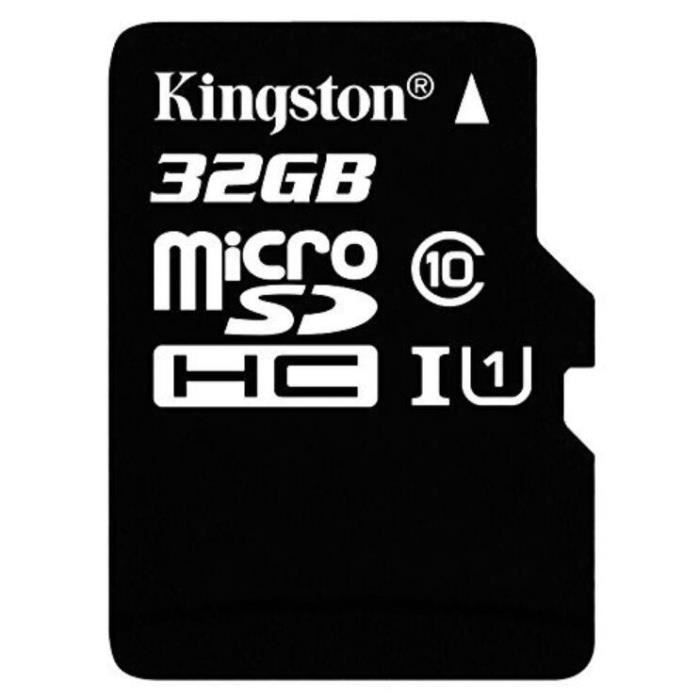 Kingston SDC10G2/32Go Carte MicroSD de 32Go 32G 32gb (Classe 10 UHS-I 45MB/s) avec Adaptateur SD