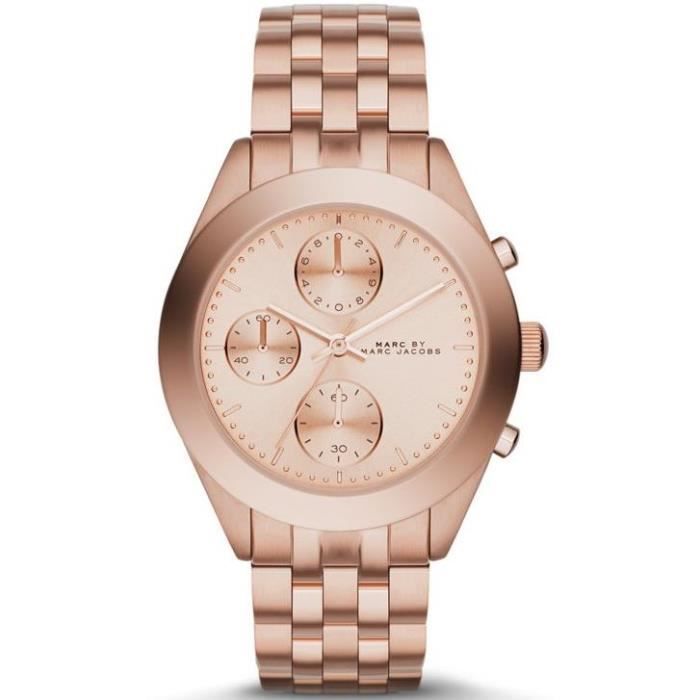 Montre marc 2025 jacobs femme doré