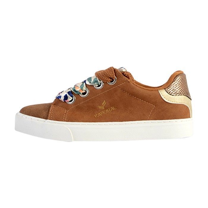 Kaporal Baskets basses - KAPORAL - camel - Cuir - lacets - mixte