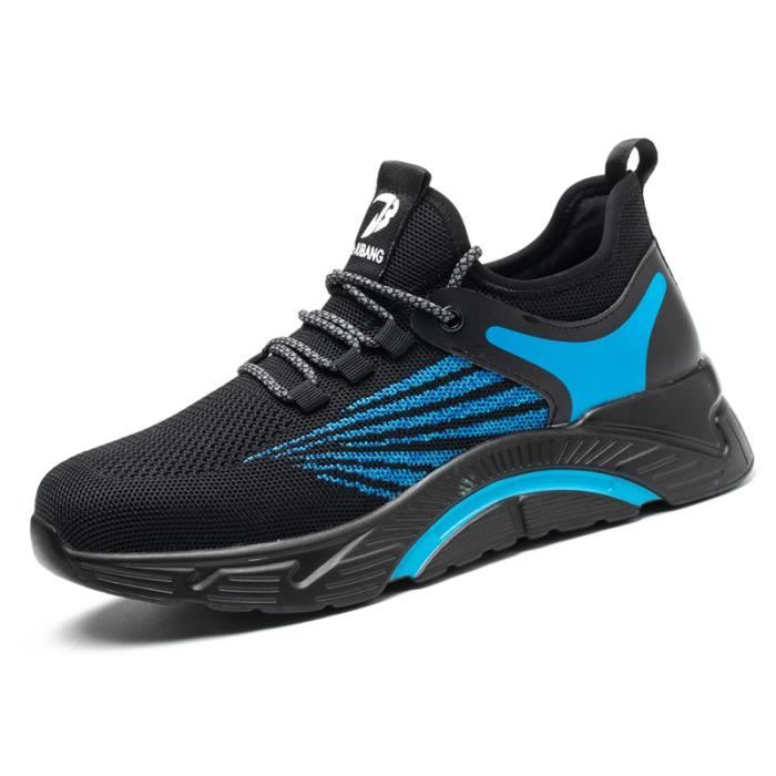 Chaussures De Sécurité Unisexes - Embout Acier, Semelle Air Kiss, Légères Et Respirantes - Taille 38-46 EU