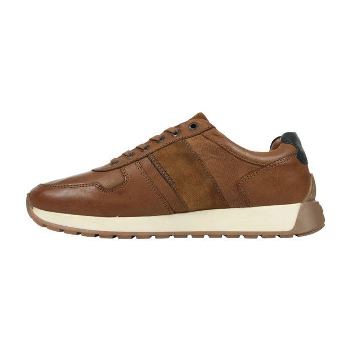 Redskins Basket Basse Cuir Redskins Hertel - Cognac