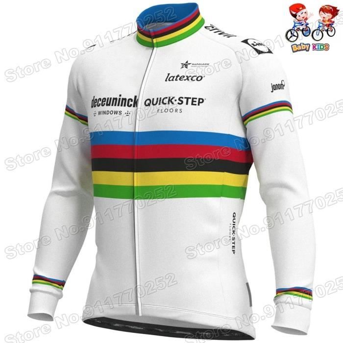 Maillot deceuninck champion du monde discount