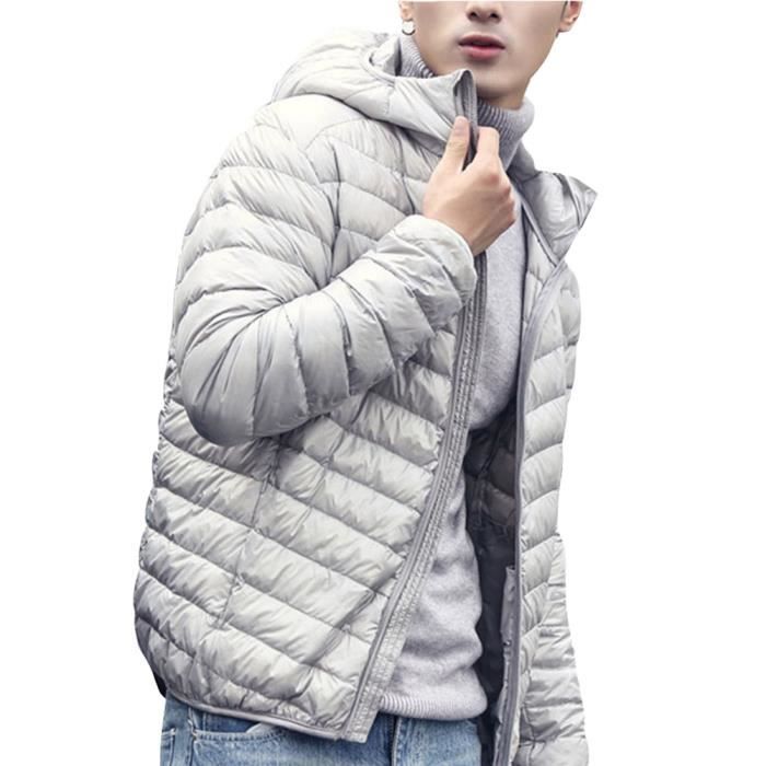 Doudoune Capuche pour Homme L ger Down Jacket pour Voyage
