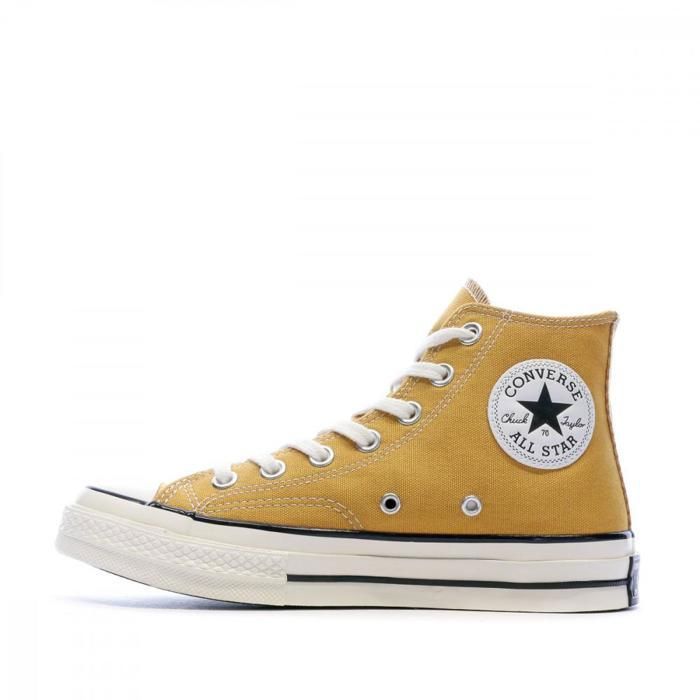 Converse jaune on sale femme pas cher