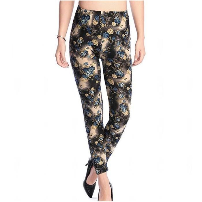 Legging fleuri femme clearance