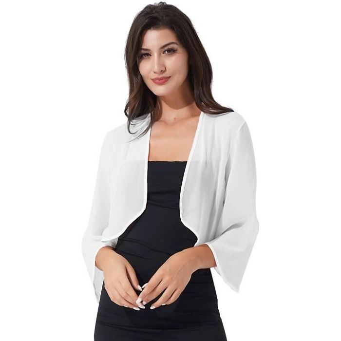Gilet shop mousseline femme